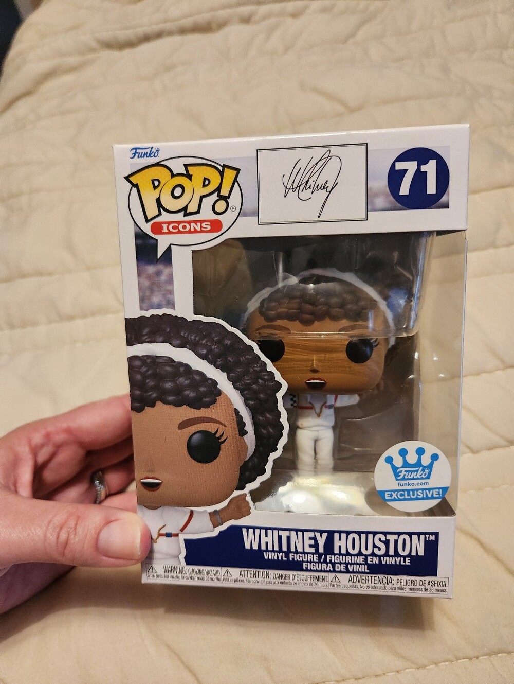 Funko Whitney Houston Pop! Vinyl Figure - White, Brown